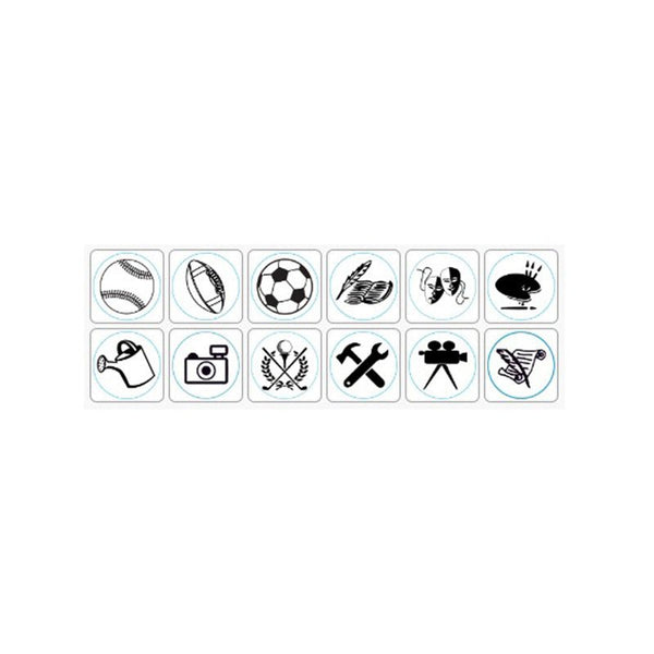 Sports & Hobbies Wax Seal Stamps with Rosewood Handle - Multiple Design Options - Nostalgic Impressions