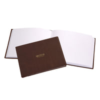 Leather Artisan Sketchbook -Hand crafted Italian Artisan Made -Vertical or Horizontal 7x9" - Nostalgic Impressions