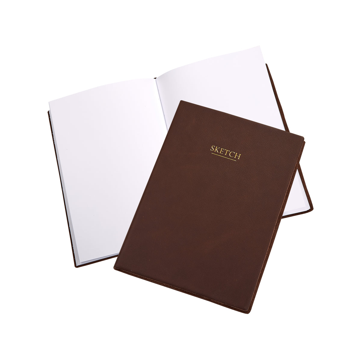 Leather Artisan Sketchbook -Hand crafted Italian Artisan Made -Vertical or Horizontal 7x9" - Nostalgic Impressions
