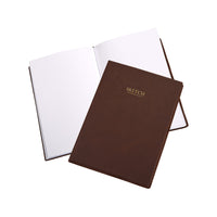 Leather Artisan Sketchbook -Hand crafted Italian Artisan Made -Vertical or Horizontal 7x9" - Nostalgic Impressions