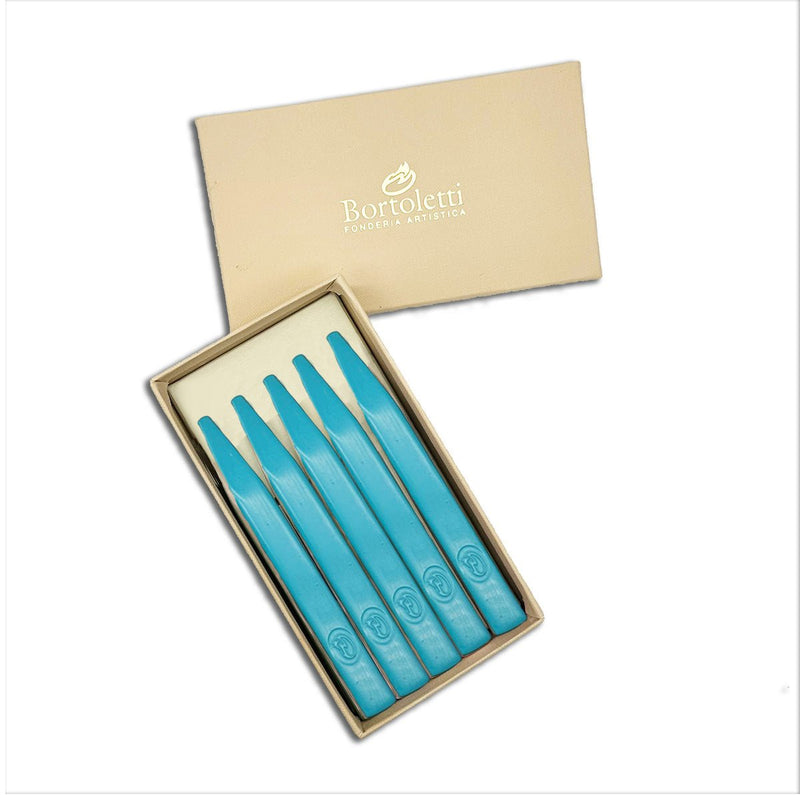 Bortoletti Kings Traditional Scented Sealing Wax Box of 5-Turquoise- Nostalgic Impressions
