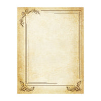 Parchment Stationery Vintage Design Boxed Gift Set -20/10 with Personalization option - Nostalgic Impressions
