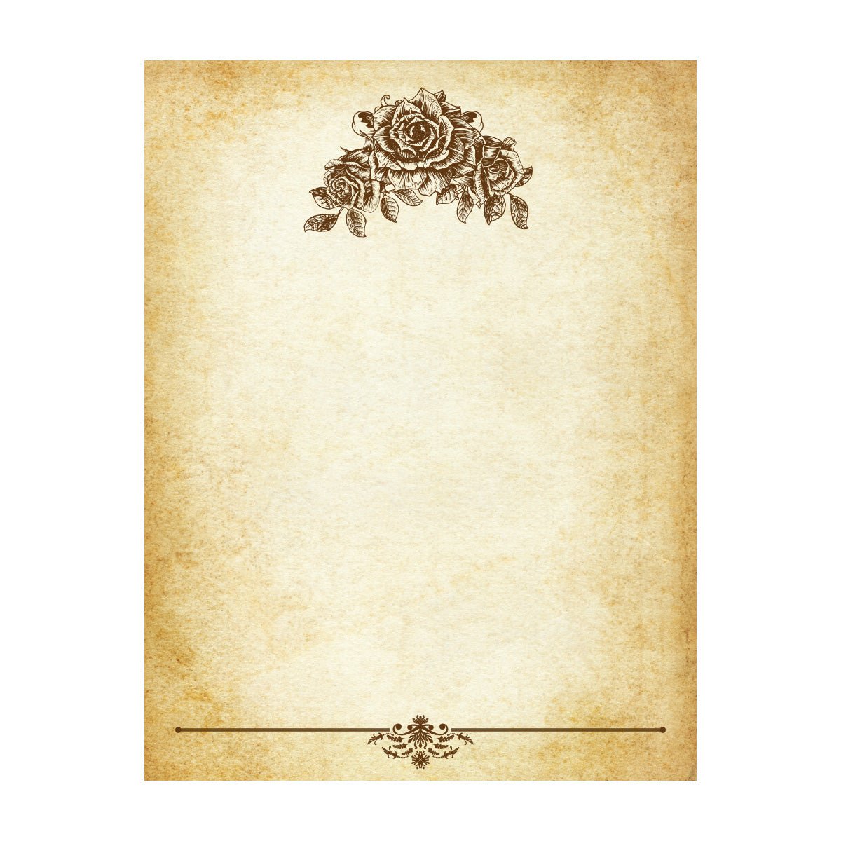 Parchment Stationery Vintage Design Boxed Gift Set -20/10 with Personalization option - Nostalgic Impressions