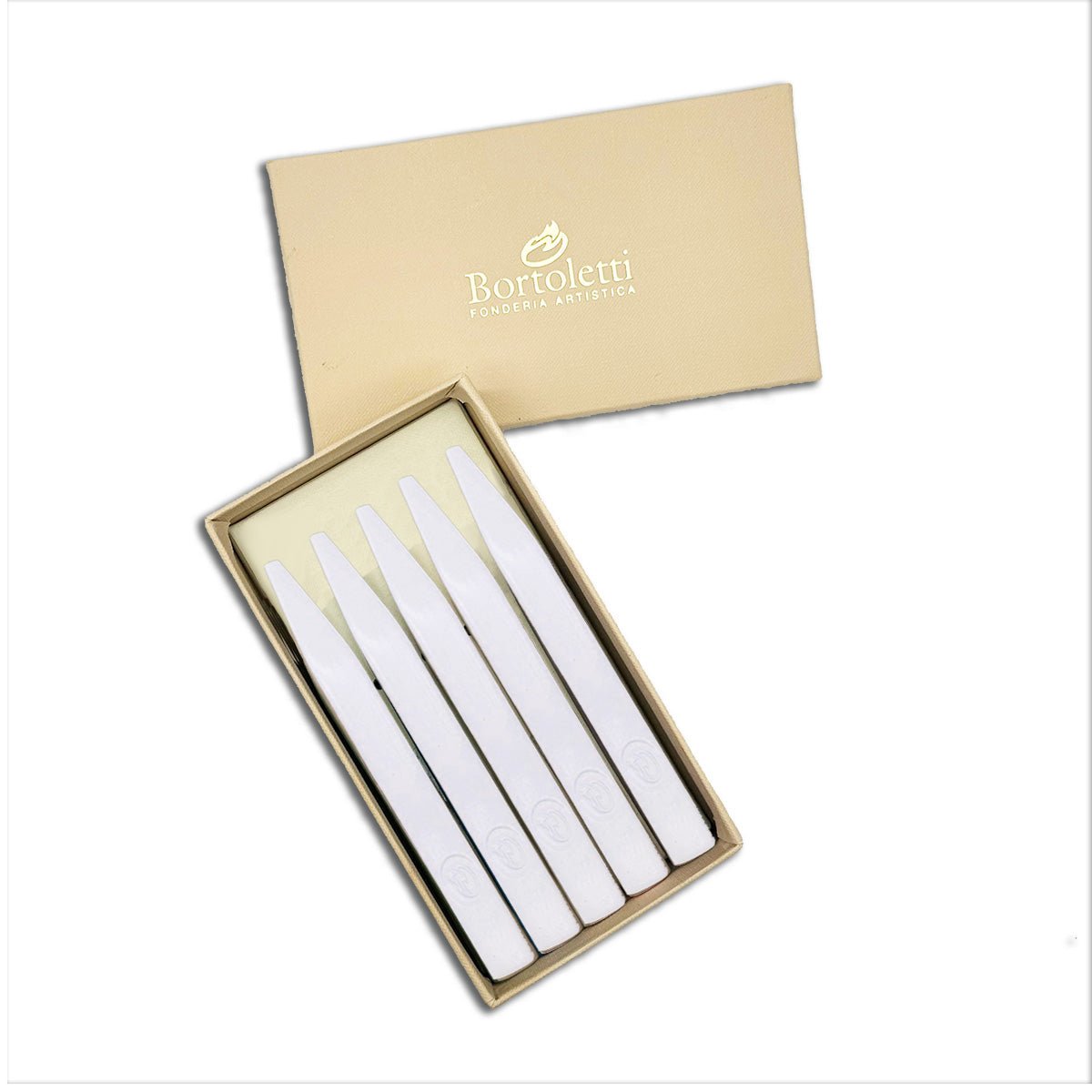 Bortoletti Kings Traditional Scented Sealing Wax Box of 5-White - Nostalgic Impressions