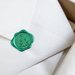 Christmas Adhesive Wax Seals 25Pk Quick-Ship Stickers - 1" - Green Tree Or assorted - Nostalgic Impressions