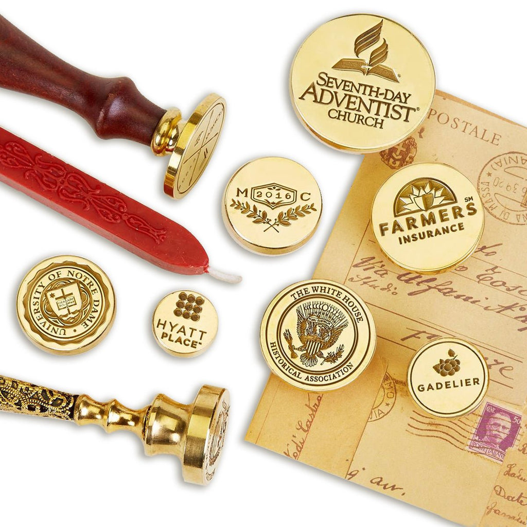 Create Your Own Custom Wax Seal Stamp from your Logo or Art - Nostalgic Impressions