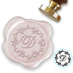 Romantica Custom Initial Wax Seal Stamp with Vintage Handle & Multiple Font Choices  #7030 - Nostalgic Impressions